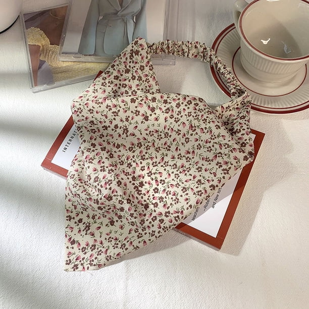 Pañuelo triangular, pañuelo ancho, tocado, pañuelo cuadrado floral, cinturón elástico para el cabello para mujer, pañuelo triangular para la cabeza, accesorios para diadema
