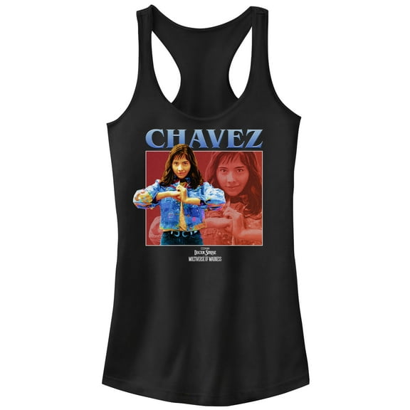Junior's Marvel Doctor Strange in the Multiverse of Madness Chavez  Racerback Tank Top Black Large
