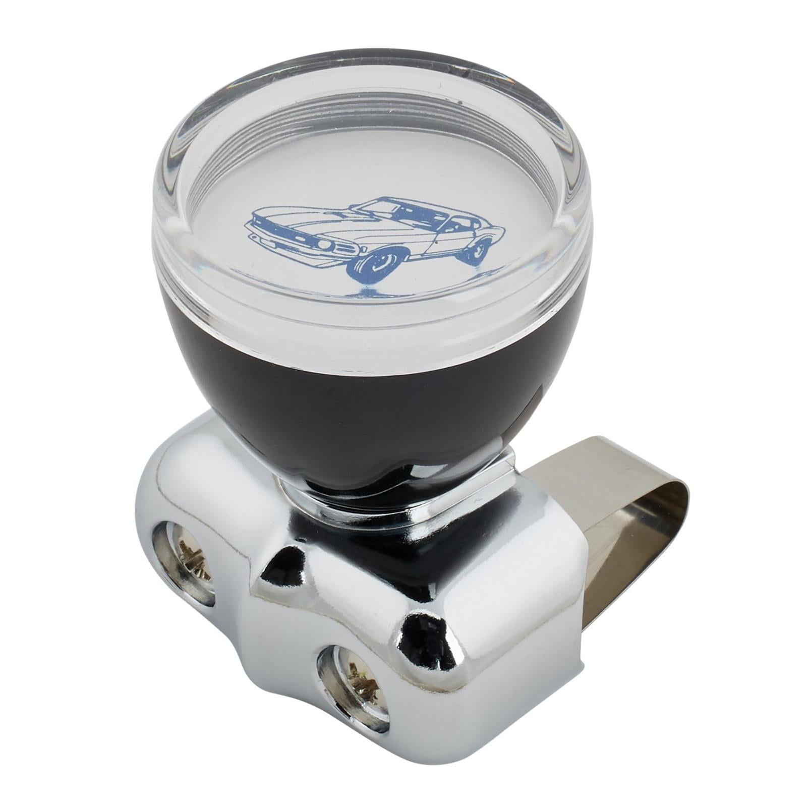 Steering Wheel Spinner Knob, Plastic Cap