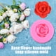 thumbnail image 5 of Billuyoard Molde de silicona para pastel de rosas DIY, decoración reutilizable, molde para hornear, molde artesanal para gelatina de Chocolate Type1, 5 of 6