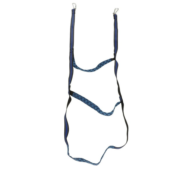 Boat Rope Ladder ,Marine Boat Rope Ladder Boarding Steps With Hooks Nylon Blue Portable Foldable For Yachts Kayaks Inflatable Boats