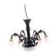 thumbnail image 4 of Lámpara colgante de araña a escala 1/87, diseño de lámpara de techo de mesa de arena de 3 V/12 V, decoración Negro, 4 of 9
