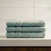 Bamboo Washcloths Set - Ocean Mist by Cariloha for Unisex - 3 Pc Towel