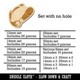 thumbnail image 2 of Paint Brush Splatter Wood Mini Charms Shapes DIY Craft Jewelry - No Hole - 18mm (17pcs), 2 of 7