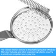 thumbnail image 5 of Cocktail Strainer, 1pack - Stainless Steel Bar Strainer for Drinks, Bar Tool for Bartender (Silver, 200mm), 5 of 6