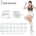 thumbnail image 4 of CAMEL CROWN Womens 2 in 1 Running Shorts Active Quick Dry Dolphin Running Shorts for Workout Training, 4 of 5