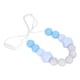 thumbnail image 2 of Collar de dentición infantil Collar de dentición masticable con cuentas de silicona suave y exquisita para masaje de encías azul, 2 of 9