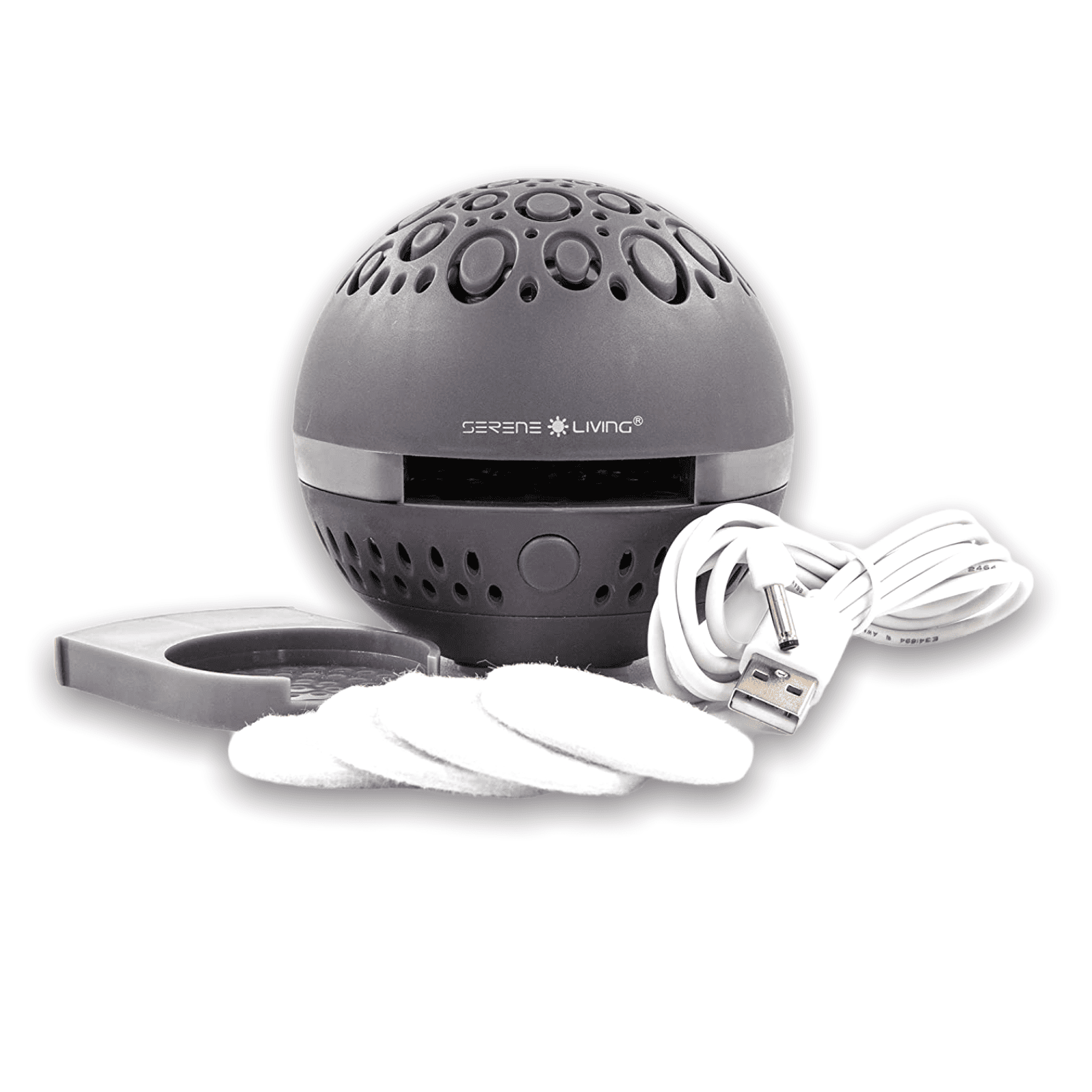 Serene Living Diffuser and Essential Oils Aroma Sphere Fan Powered