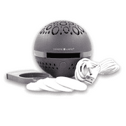 Serene Living Diffuser and Essential Oils Aroma Sphere Fan Powered Aromatherapy Travel Kit, Color Gray
