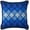 Checkered-1, variant on ShowNiceArt Blue Argyle Diamond Latch Hook Cushion Cover DIY Craft Kit 43 × 43cm / 16.9 * 16.9 inches