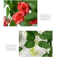 thumbnail image 6 of Artificial Rose Vine Flower Garland Hanging Silk Rose Vine Wedding Home Office Arch Arrangement Decoration (Length) 90Cm/35.4", 6 of 6