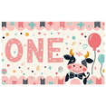 thumbnail image 1 of First Birthday Banner Backdrop Decorations Cow Theme Balloon Photography Party Supplies Background Baby Celebration Events, 1 of 4