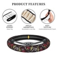 thumbnail image 6 of Goofa Vintage Gaming Pattern Elastic Stretch Steering Wheel Cover,Universal 15 inch, Microfiber Breathable Ice Silk, Anti-Slip, Odorless, Easy Carry, 6 of 8