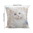 thumbnail image 4 of Embroidered Decorative Cushion Cover Polyester Square Accent Pillow For Sofa Or Bed Machine Washable, 4 of 7