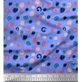 thumbnail image 1 of Soimoi Rayon Crepe Fabric Brush Stroke Abstract Printed Fabric 1 Yard 46 Inch Wide, 1 of 3