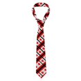 thumbnail image 7 of Men Polyester Tie Canada Flag Pattern Necktie for Wedding Party Activities Slim Tie, 7 of 7
