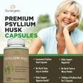 thumbnail image 4 of Premium Psyllium Husk Capsules - 725mg of Psyllium Husk per Capsule - Powerful Psyllium Husk Fiber Supplement Helps Support Digestion & Regularity - Easy to Swallow Psyllium Husk - 240 Capsules, 4 of 8