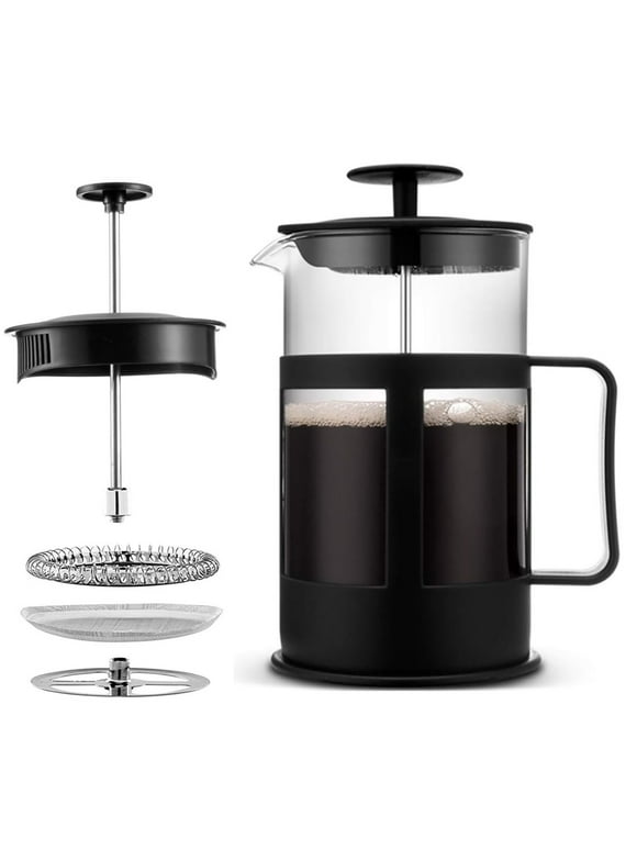 French Press in Coffee Shop