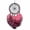Pink, variant on Car Rearview Mirror Pendant, Car Interior Decoration, Crystal Hanging Ornament for Rearview Mirror, Easy Install, Elegant Gray and Pink Iron Car Accessory