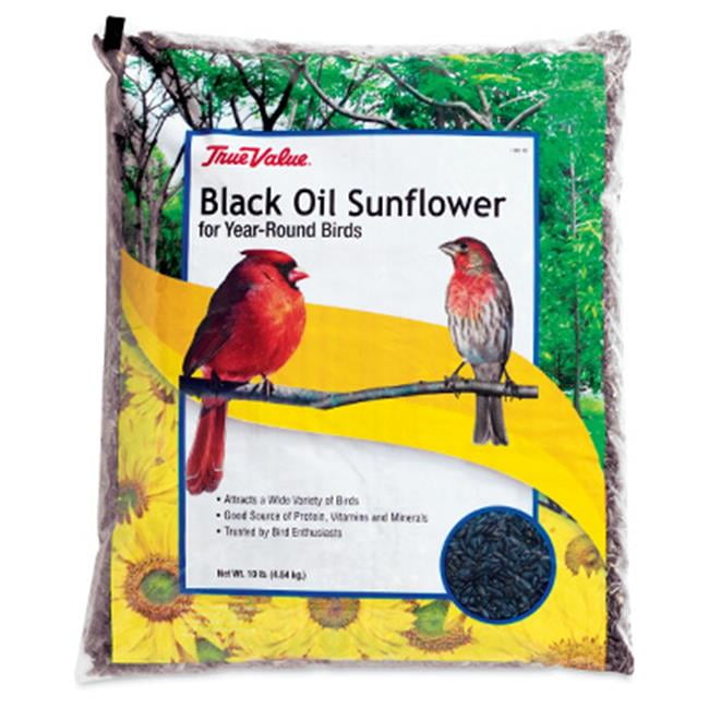 Jrk Seed & Turf Supply B115910 Black Sunflower Bird Seed, 10-Lb