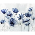 thumbnail image 3 of Nan 24x20 Black Modern Framed Museum Art Print Titled - Indigo Spring Awakening, 3 of 5