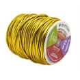 thumbnail image 2 of Mandala Crafts Metallic Cord Tinsel String Rope for Ornament Hanging, Decorating, Gift Wrapping, Crafting; Elastic 2.5mm 54 Yards, Gold, 2 of 4