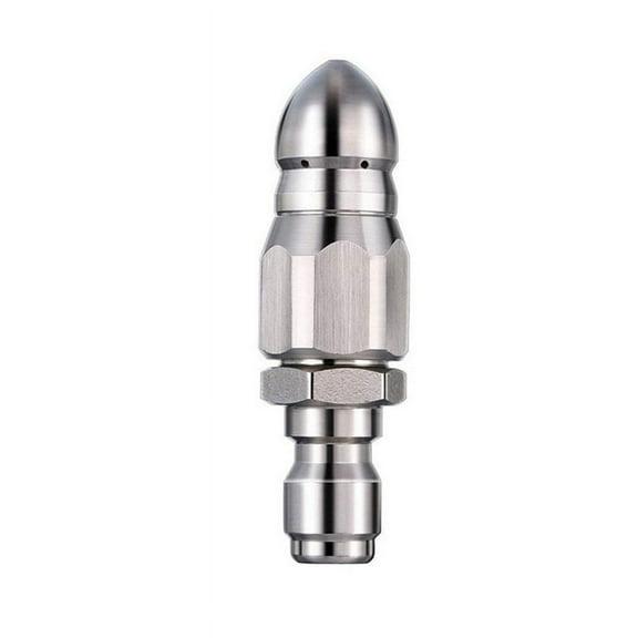 1/4 High-Pressure Unblocking Washer Nozzles for Sewer and Sewage Hose Nozzle Washing Accessories 5000psi,1 x High pressure nozzle,silver