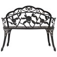 thumbnail image 4 of vidaXL Bistro Bench 39.4" Bronze Cast Aluminium, 4 of 7