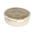 thumbnail image 4 of DOLITY Divided Serving Tray with Lid Multipurpose Snack Tray for Candy Nuts Dessert Cream, 4 of 9