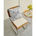 thumbnail image 4 of Waterproof Outdoor Throw Pillows with Inserts 16"x16" Set of 2,Blue Botanical Soft Decorative Pillowcases for Couch Bedroom,Rustic Country Spring Floral Summer Leaf Pillow Covers for Sofa Living Room, 4 of 6
