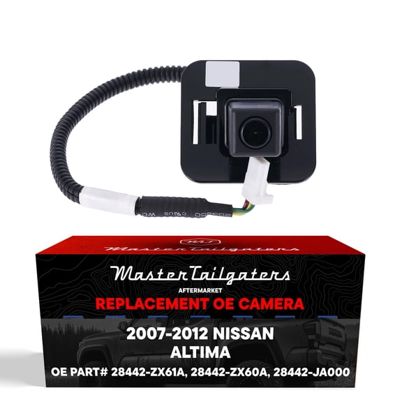Master Tailgaters Replacement for Nissan Altima Sedan/Hybrid (2007-2012) Backup Camera OE Part # 28442-JA000, 28442-ZX60A, 28442-ZX61A