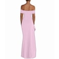 thumbnail image 3 of Robe Moulante à Épaules Dénudées pour Invitée de Mariage, Fente Haute, Robe Formelle, Cocktail, Fête, Bal, Longues Robes, Rose G, 3 of 9
