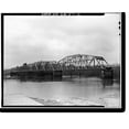 thumbnail image 2 of Historic Framed Print, J. H. Millhollin Memorial Bridge, Spanning Ocmulgee River at Blackshear Road, Jacksonville vicinity, Coffee County, GA - 6, 17-7/8" x 21-7/8", 2 of 9