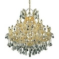 thumbnail image 2 of 2800 Maria Theresa Collection Hanging Fixture D36in H36in Lt:24 Gold Finish (Elegant Cut Crystal) - Finish:Gold - Finish:Gold - Finish:Gold - Finish:Gold-Finish:Gold, 2 of 2