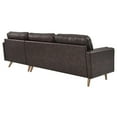 thumbnail image 3 of Valour 98" Leather Sectional Sofa, 3 of 7