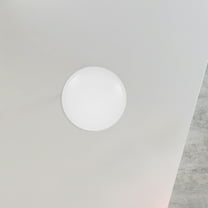 SEWCHICS Ceiling Light Cover Replacement Round Plastic Shade for Bathroom and Kitchen 1Pack