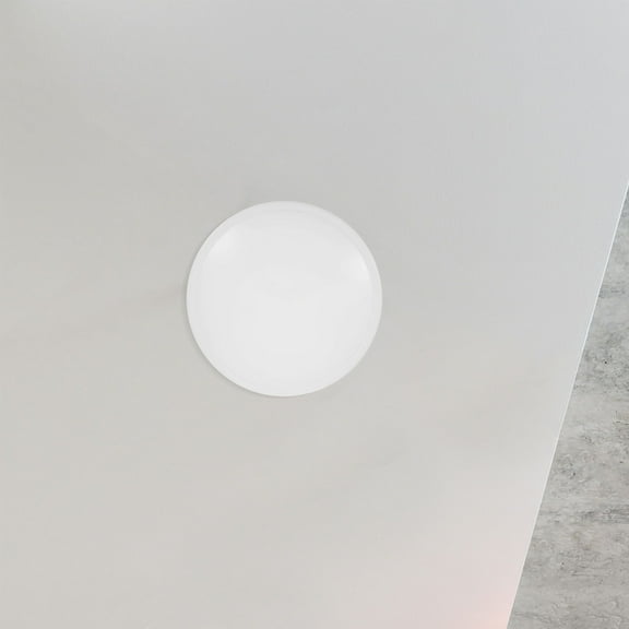 SEWCHICS Ceiling Light Cover Replacement Round Plastic Shade for Bathroom and Kitchen 1Pack