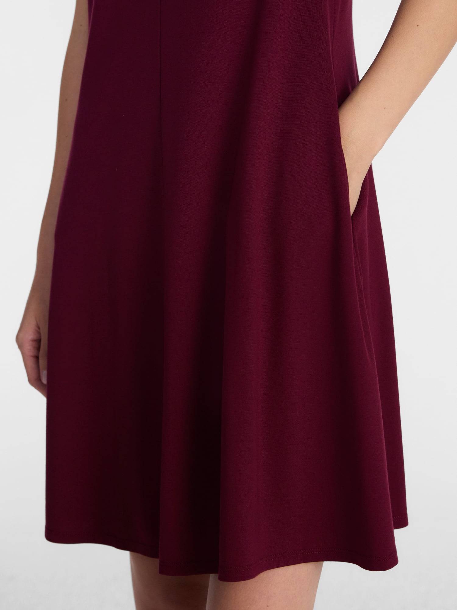 Scenario Women's Fit and Flare Sleeveless Mini Dress, Sizes XS-XXXL