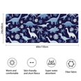 thumbnail image 3 of Dinosaur and Palm Navy Pattern Non Slip Microfiber Bathroom Rugs, Soft Rubber Backing Bath Mats for Bathroom Floor Tub and Shower,24"x60", 3 of 5