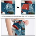 thumbnail image 3 of Snowman Stylish Chiffon Women's Summer Beach Dress with Polyester Straps, 3 of 6