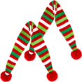 thumbnail image 1 of 2 piezas de bufanda de punto a rayas navideñas para perro, calentador de cuello de invierno para perro, disfraz de Navidad para mascotas, pañuelo para gato, cachorro, accesorios, XL, 1 of 5