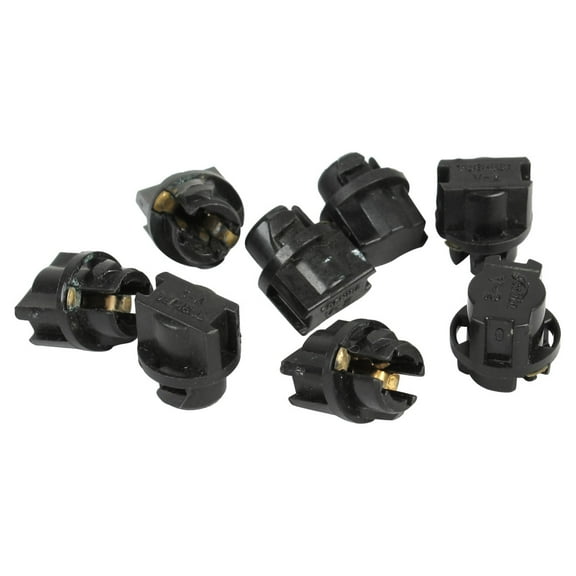Unique Bargains Unique Bargains Auto Car Black Plastic T5 Twist Socket Replacement Assembly 8 Pcs
