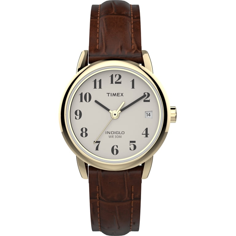 Timex Ladies' Dress Watch Brown Leather Strap photo 1
