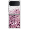 thumbnail image 6 of Glitter Liquid Case for Samsung Galaxy Z Flip 3 for Girls Women, Bling Quicksand Clear Soft TPU Cover Shiny Sparkle Luxury Floating Protective Case for Samsung Galaxy Z Flip3 RLS Rose Gold, 6 of 12