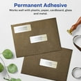 thumbnail image 4 of Avery Pearlized Ivory Rectangle Labels, .75" x 2.25", 300ct, 4 of 11