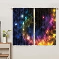 thumbnail image 2 of Galaxy Outer Space Curtains, Colorful Nebula Window Curtains 42x63 Inch for Bedroom Living Room, Universe Planets Fantasy Starry Boys Teen Window Drapes Treatment Draperies (2 Panels), 2 of 5
