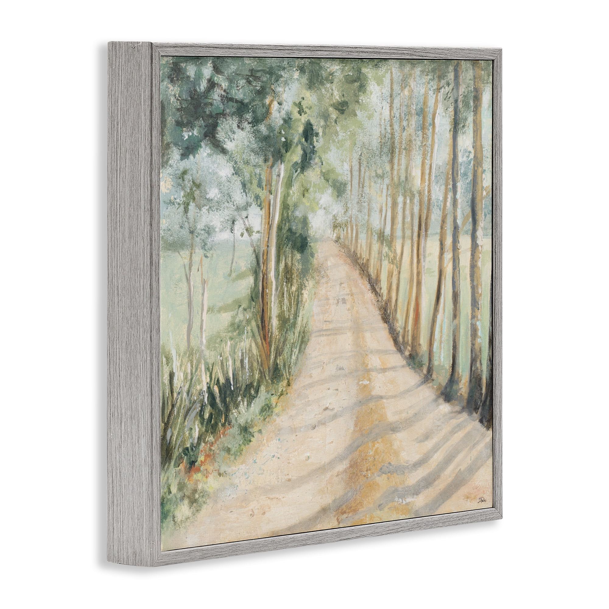 Stupell Industries Camino A Casa Pathway Gray Framed Giclee Art, design by Patricia Pinto