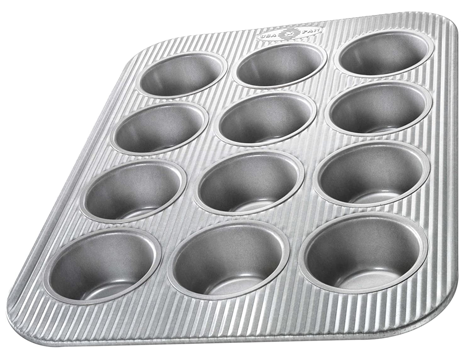 USA Pan 1200MF Bakeware Cupcake and Muffin 12 Well Nonstick Quick for sale online 