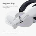 thumbnail image 4 of KIWI design Comfort Battery Head Strap 6400mAh Compatible with Quest 2 Accessories  Battery Pack Elite Strap Replacement for Enhanced Support, 4 of 9