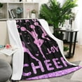 thumbnail image 2 of Cheer Blanket Cheerleader Gifts for Girls, Cheerleader Gifts Blanket, Cheer Gifts for Girls, Cheer Coach Gifts Cheerleader Blanket 40x50 Inch, 2 of 5